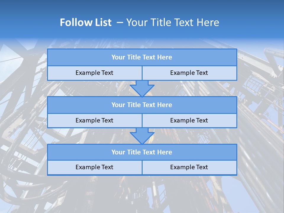 Oilrig Floor Tally PowerPoint Template