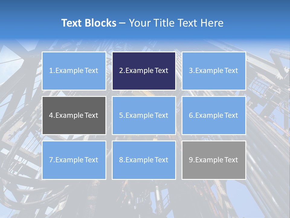 Oilrig Floor Tally PowerPoint Template