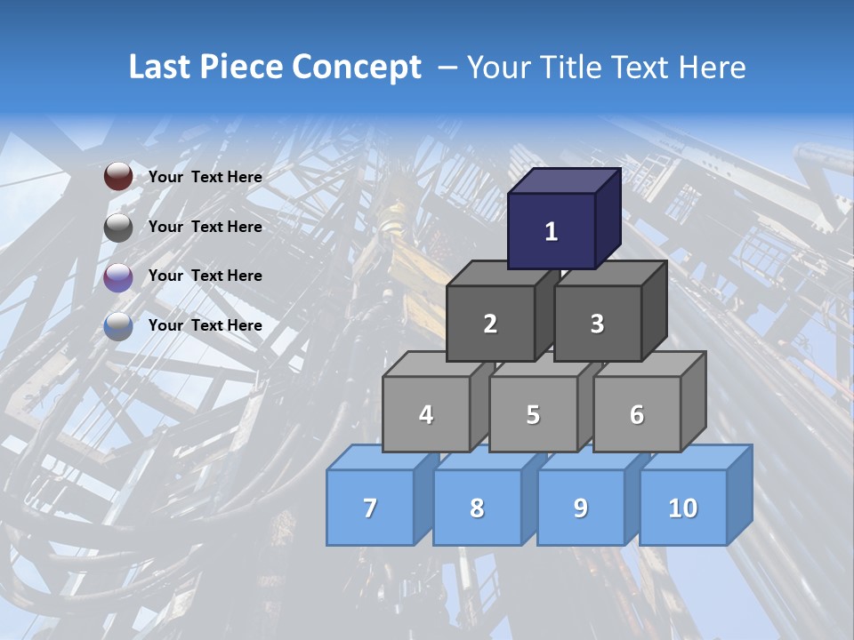 Oilrig Floor Tally PowerPoint Template