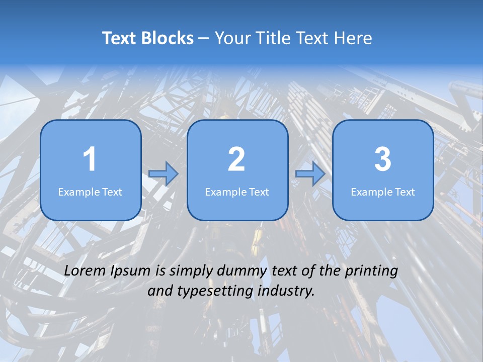Oilrig Floor Tally PowerPoint Template