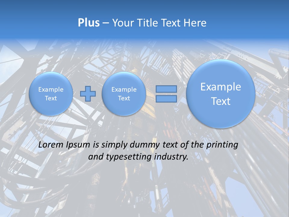 Oilrig Floor Tally PowerPoint Template