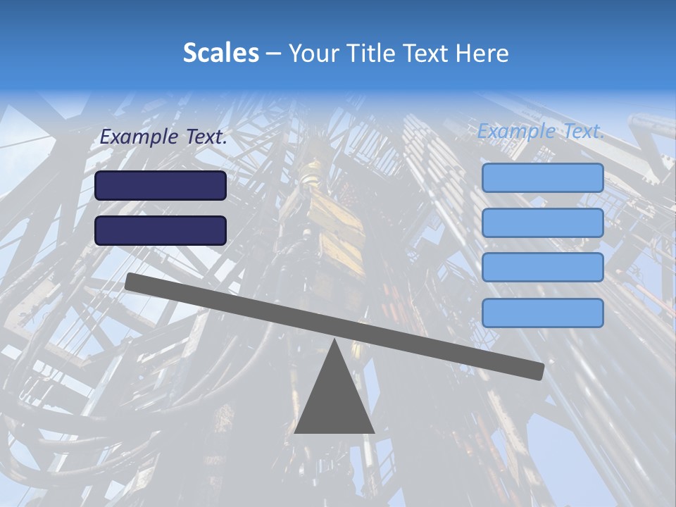 Oilrig Floor Tally PowerPoint Template