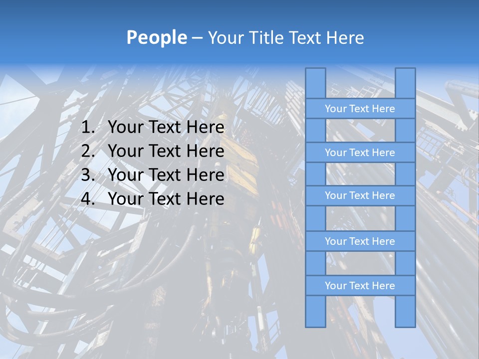 Oilrig Floor Tally PowerPoint Template