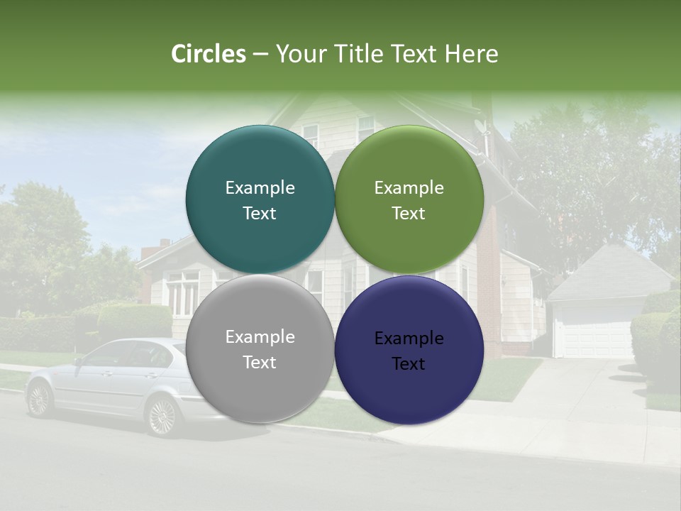 Trees Three Style PowerPoint Template