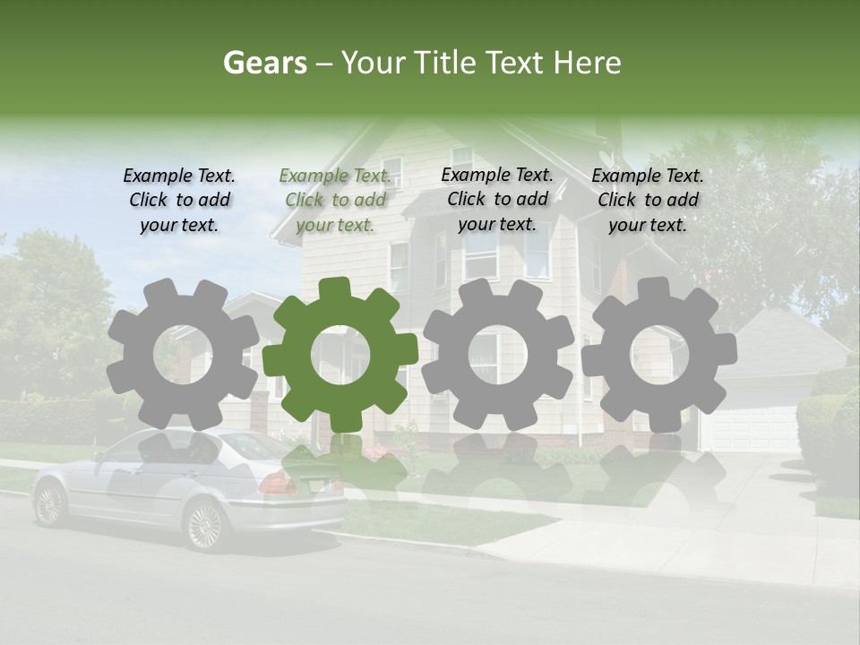 Trees Three Style PowerPoint Template