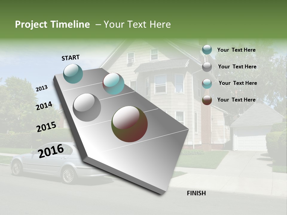 Trees Three Style PowerPoint Template