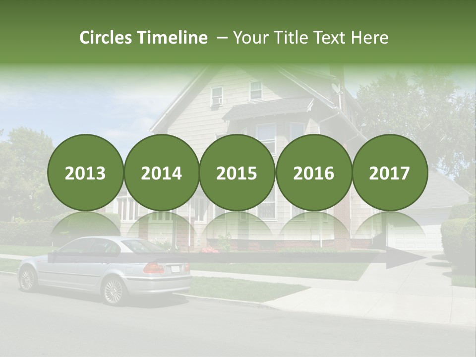 Trees Three Style PowerPoint Template