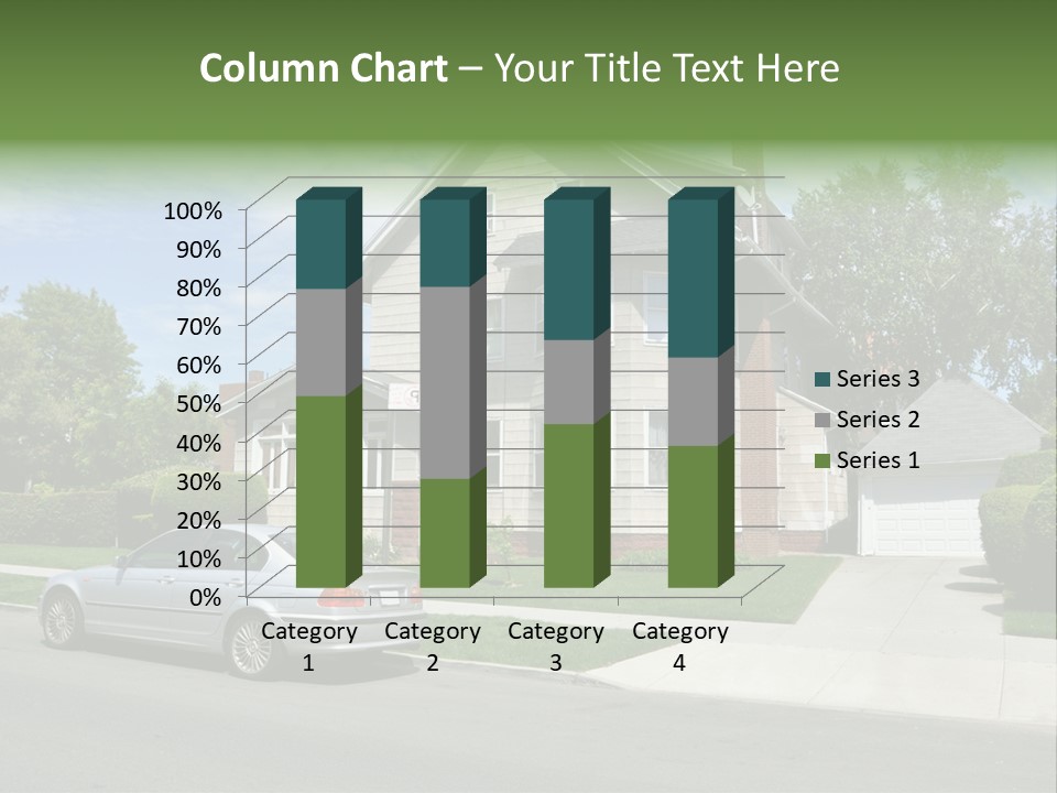 Trees Three Style PowerPoint Template