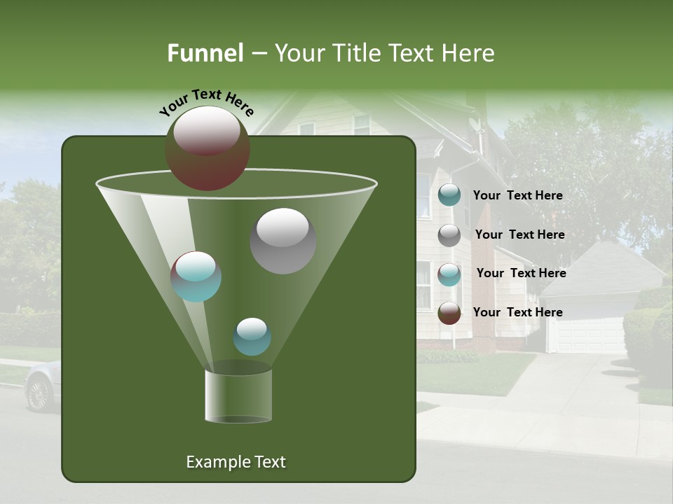 Trees Three Style PowerPoint Template
