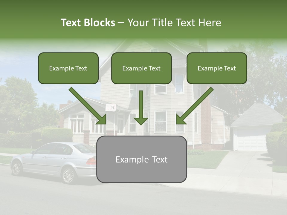 Trees Three Style PowerPoint Template