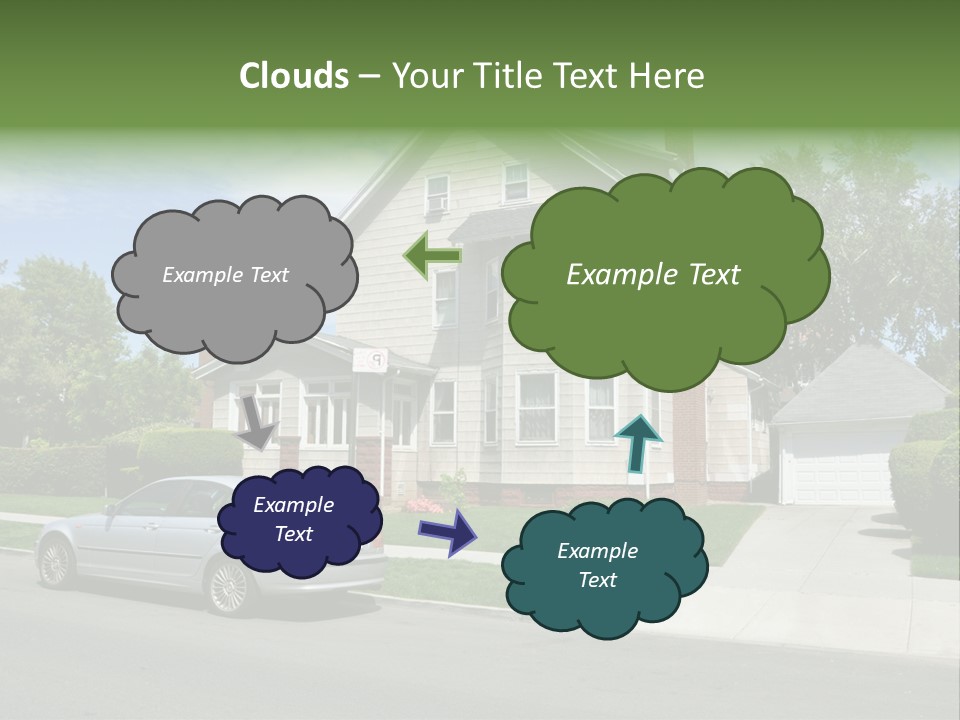 Trees Three Style PowerPoint Template