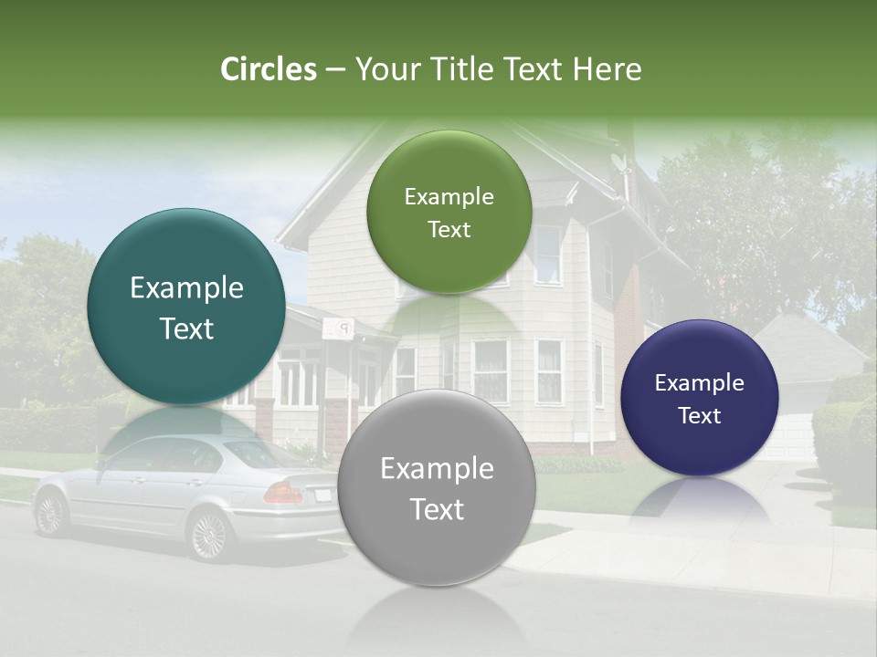 Trees Three Style PowerPoint Template