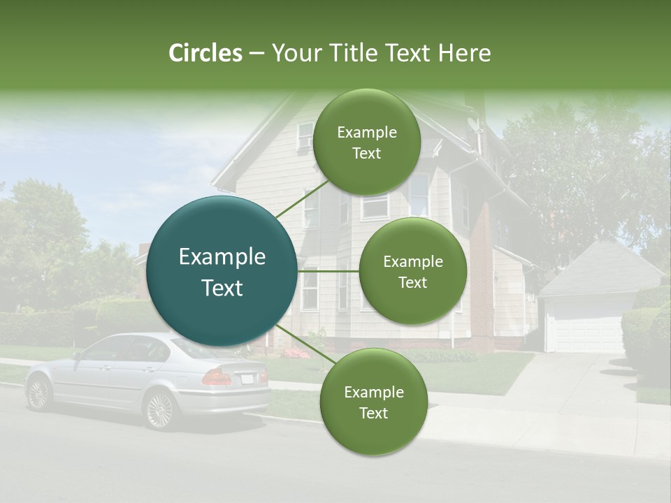 Trees Three Style PowerPoint Template