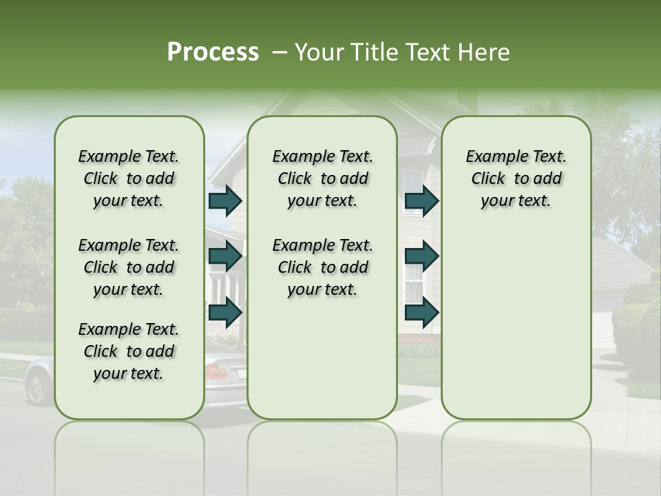 Trees Three Style PowerPoint Template