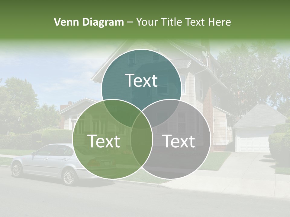 Trees Three Style PowerPoint Template