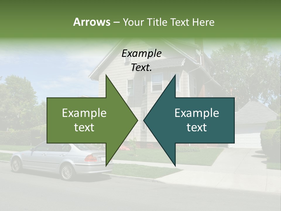 Trees Three Style PowerPoint Template