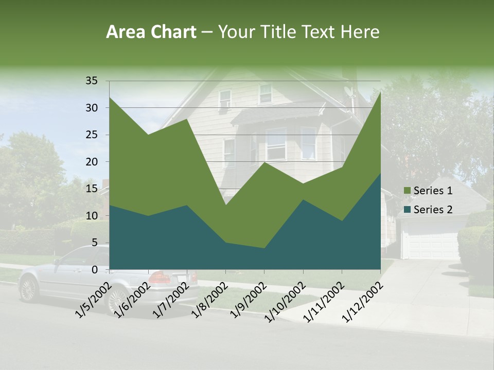 Trees Three Style PowerPoint Template