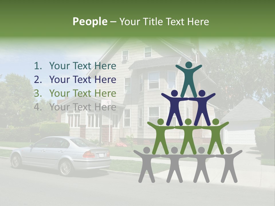 Trees Three Style PowerPoint Template