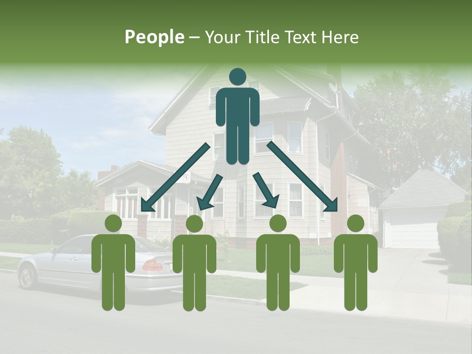 Trees Three Style PowerPoint Template