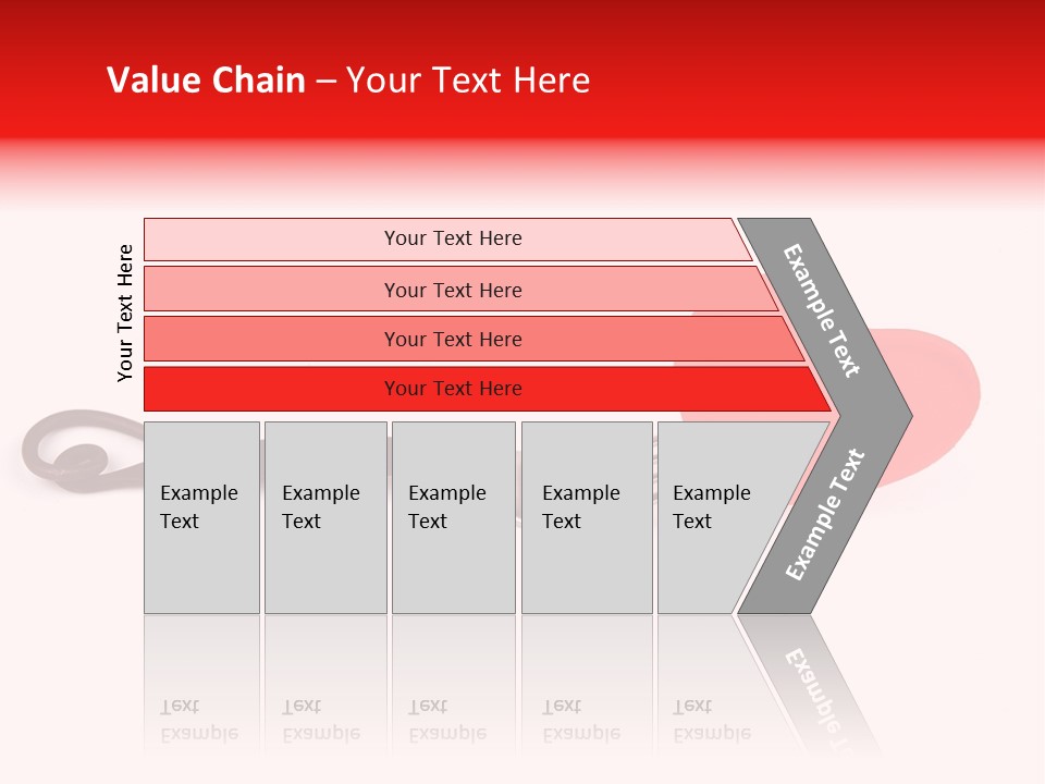 A Fork With A Red Heart On It PowerPoint Template