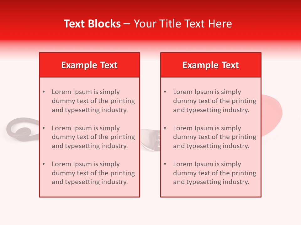 A Fork With A Red Heart On It PowerPoint Template