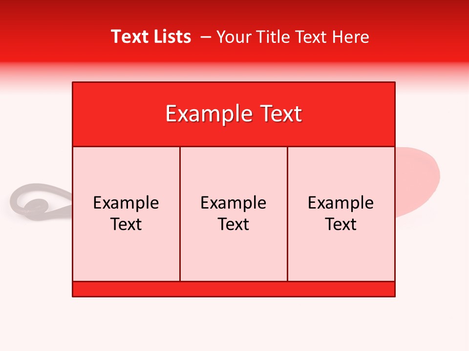 A Fork With A Red Heart On It PowerPoint Template