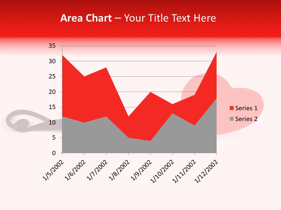 A Fork With A Red Heart On It PowerPoint Template