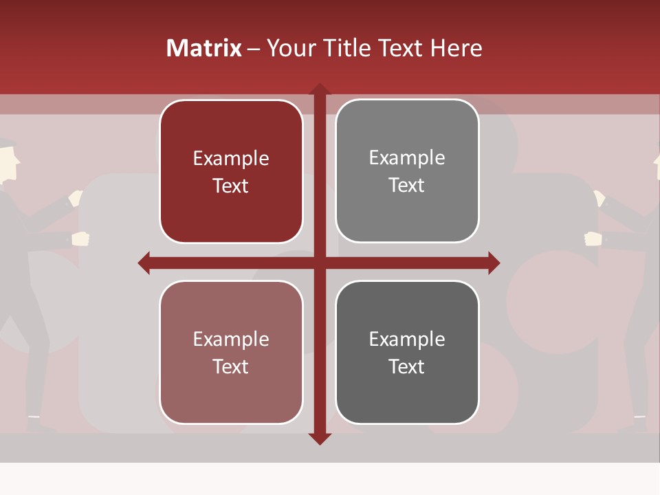 Ladder Teamwork Move PowerPoint Template