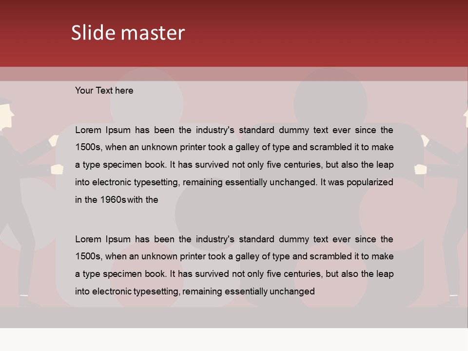 Ladder Teamwork Move PowerPoint Template