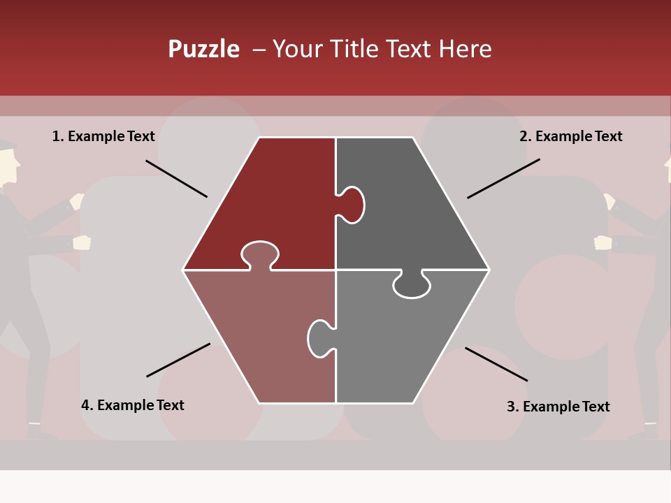 Ladder Teamwork Move PowerPoint Template