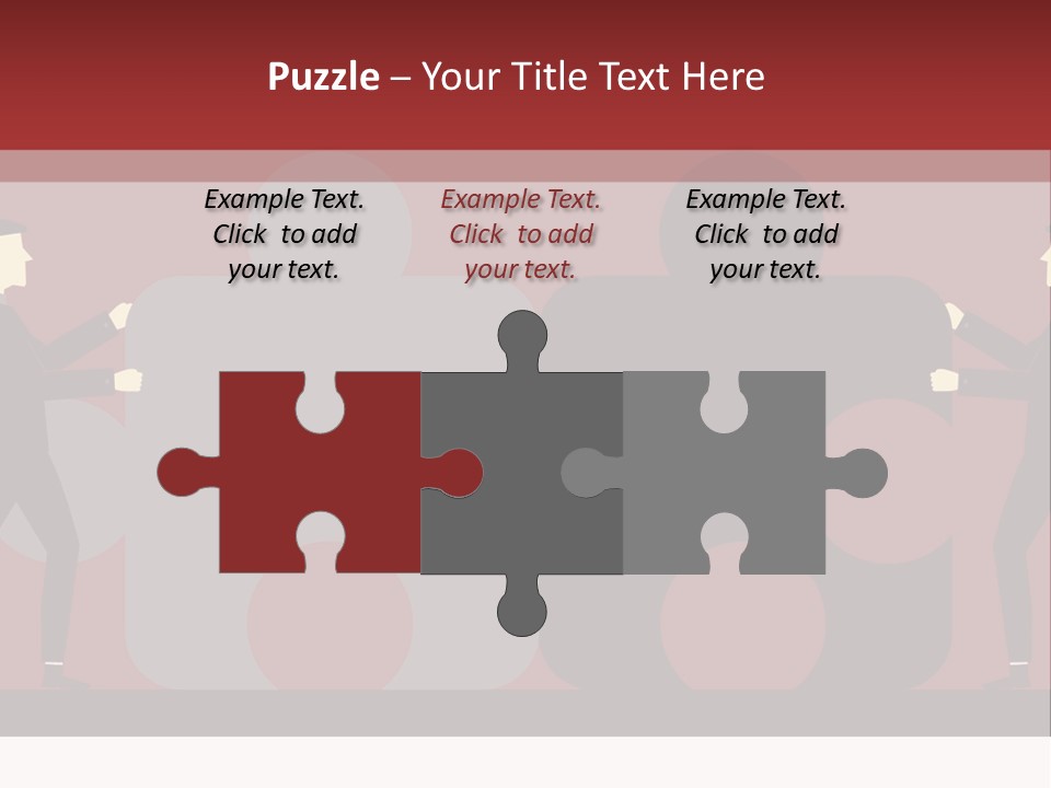 Ladder Teamwork Move PowerPoint Template