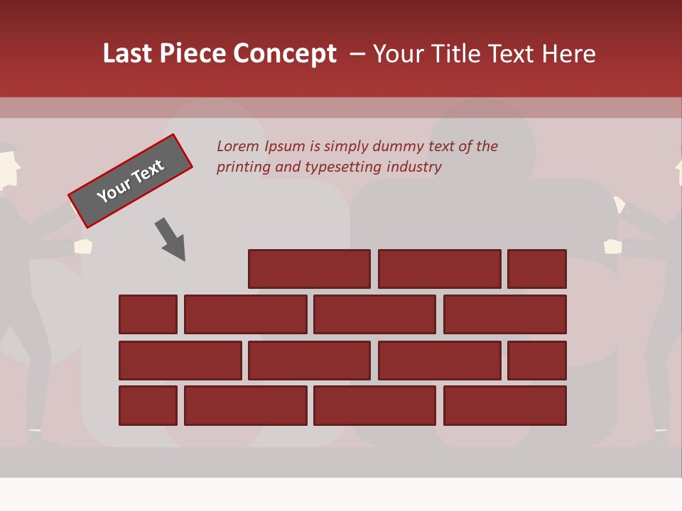Ladder Teamwork Move PowerPoint Template