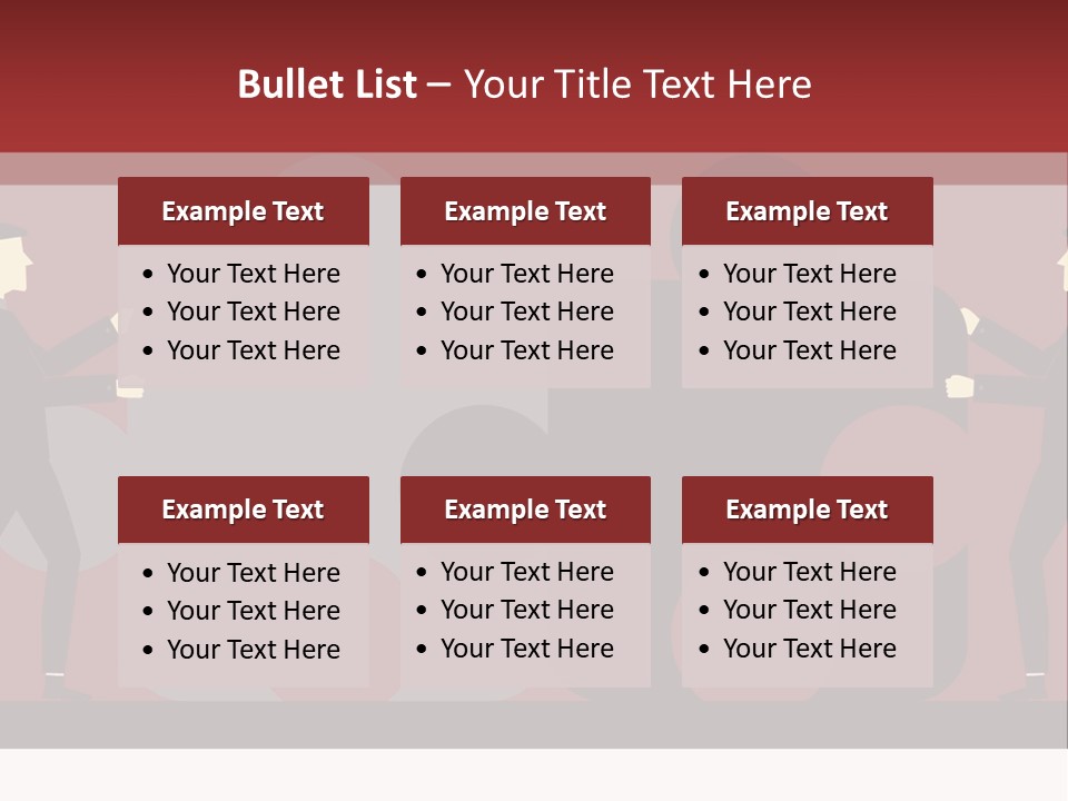 Ladder Teamwork Move PowerPoint Template