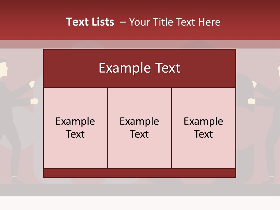 Ladder Teamwork Move PowerPoint Template