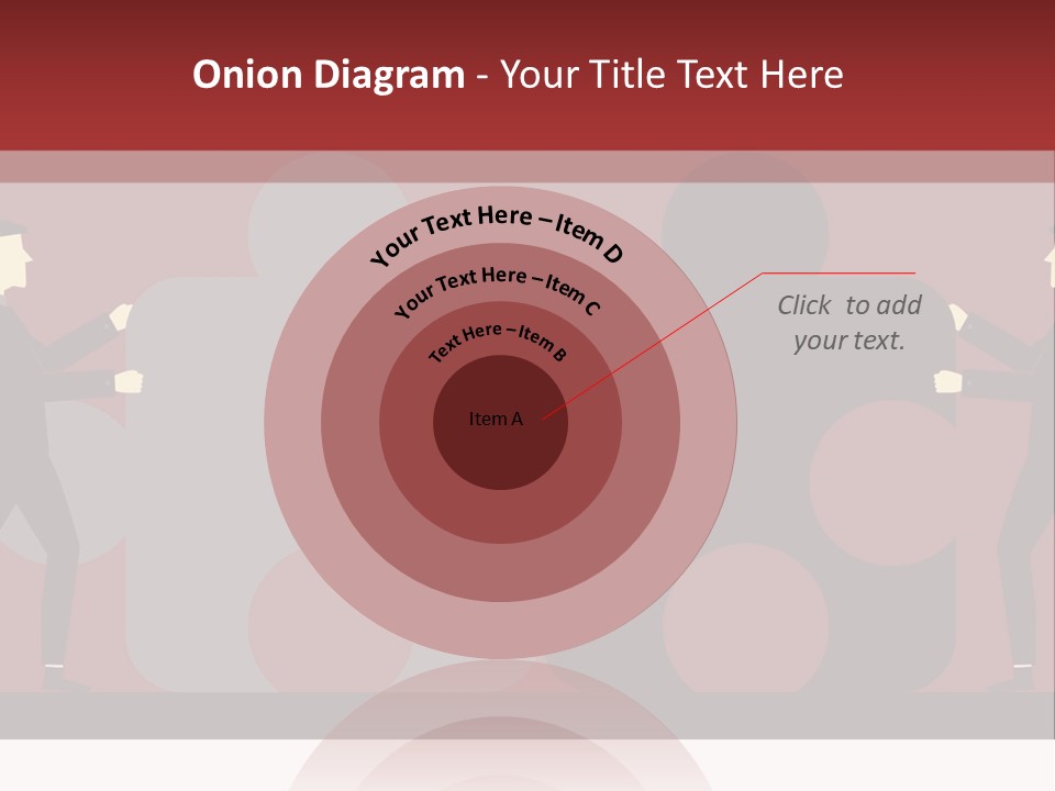Ladder Teamwork Move PowerPoint Template