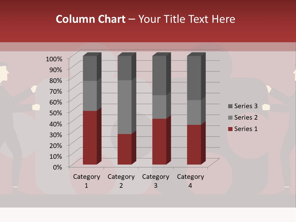 Ladder Teamwork Move PowerPoint Template