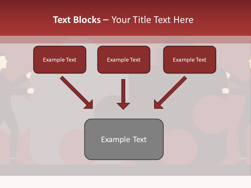 Ladder Teamwork Move PowerPoint Template