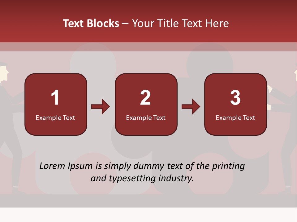 Ladder Teamwork Move PowerPoint Template
