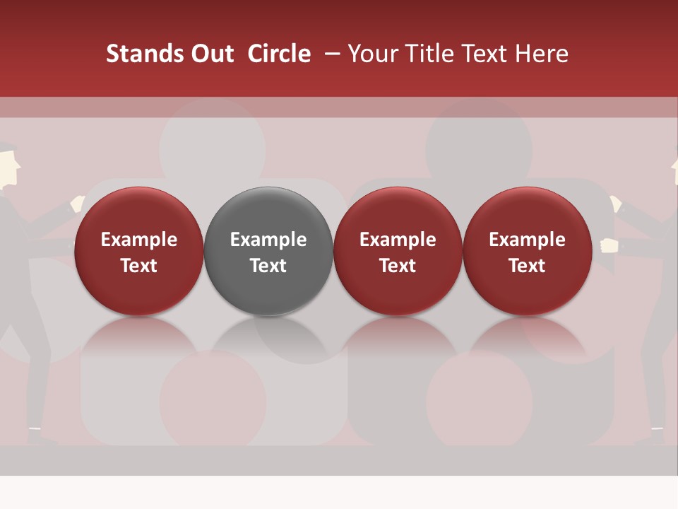 Ladder Teamwork Move PowerPoint Template