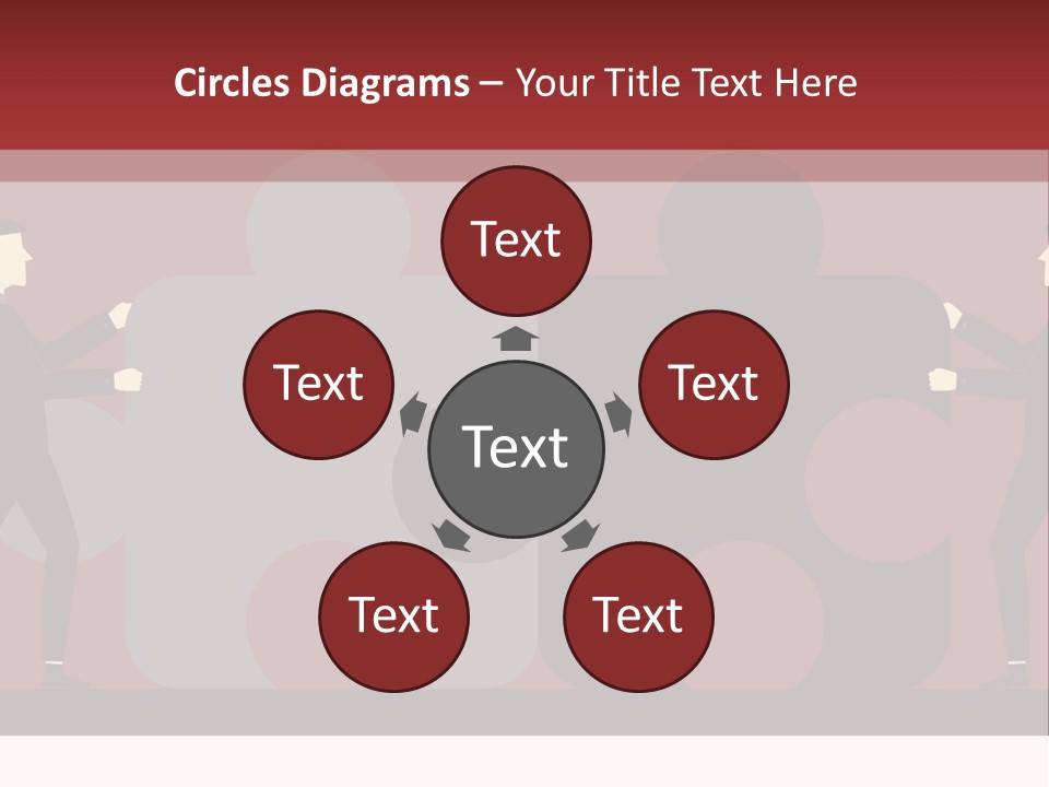Ladder Teamwork Move PowerPoint Template