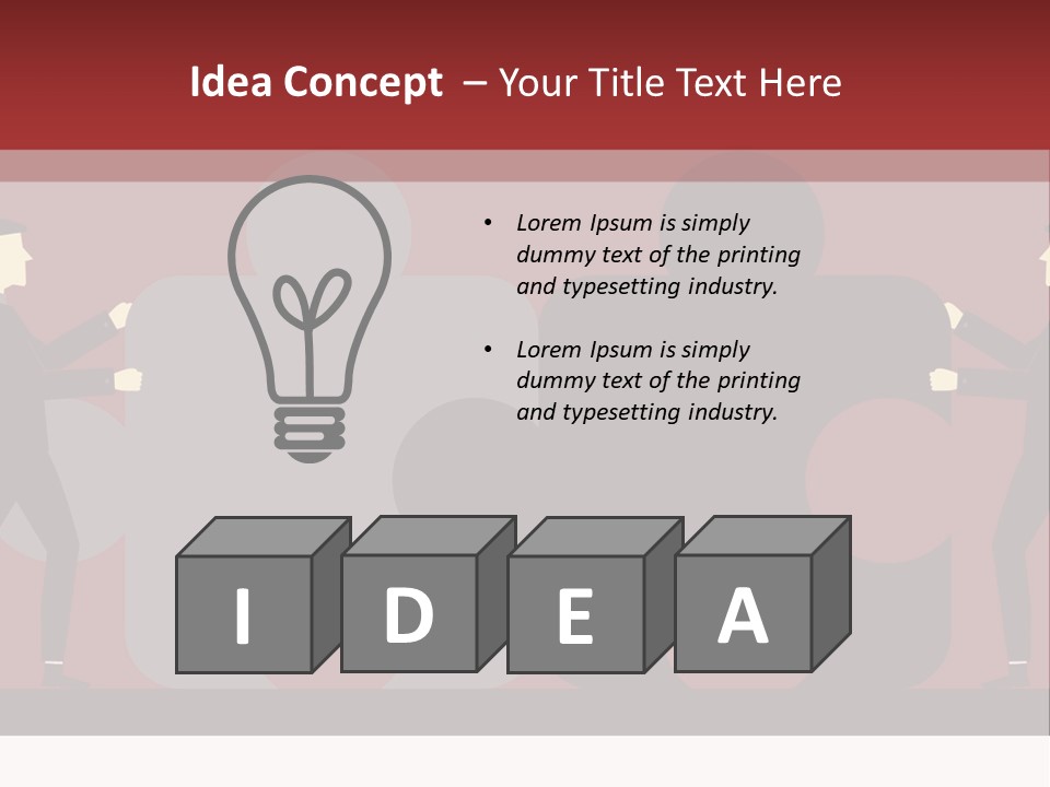 Ladder Teamwork Move PowerPoint Template