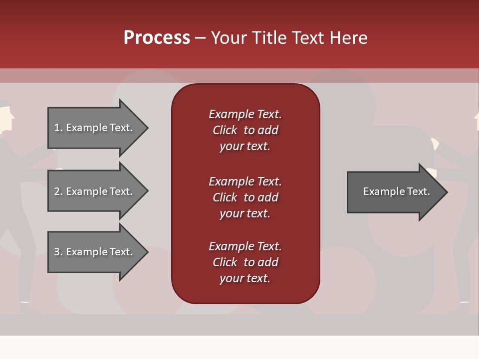 Ladder Teamwork Move PowerPoint Template