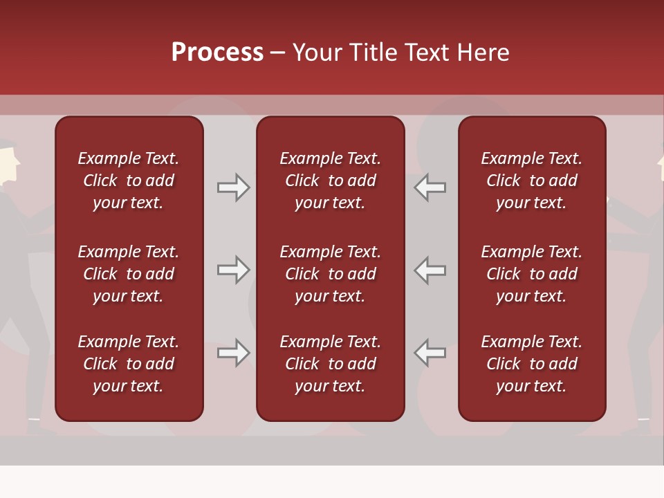 Ladder Teamwork Move PowerPoint Template