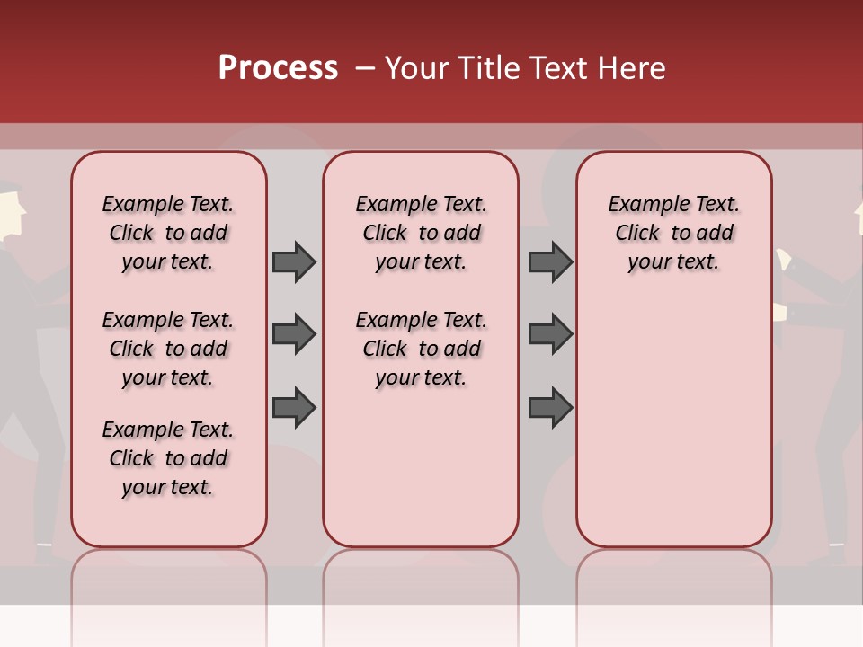 Ladder Teamwork Move PowerPoint Template