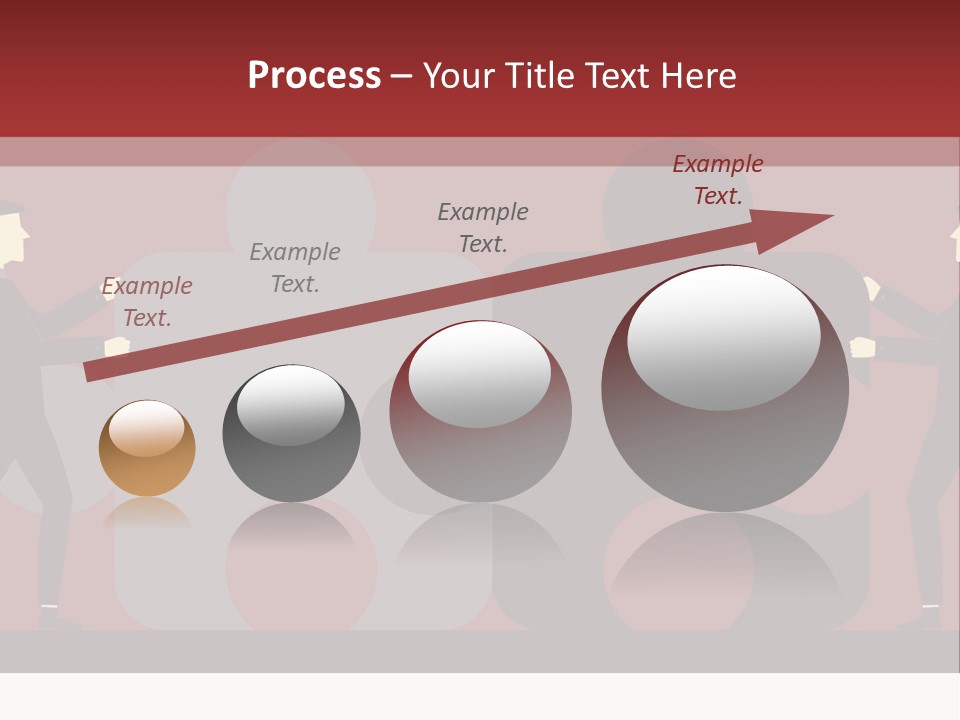 Ladder Teamwork Move PowerPoint Template