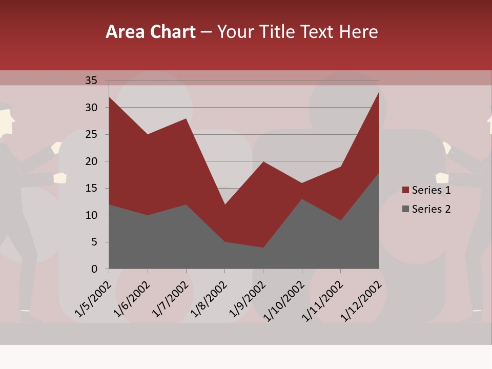 Ladder Teamwork Move PowerPoint Template