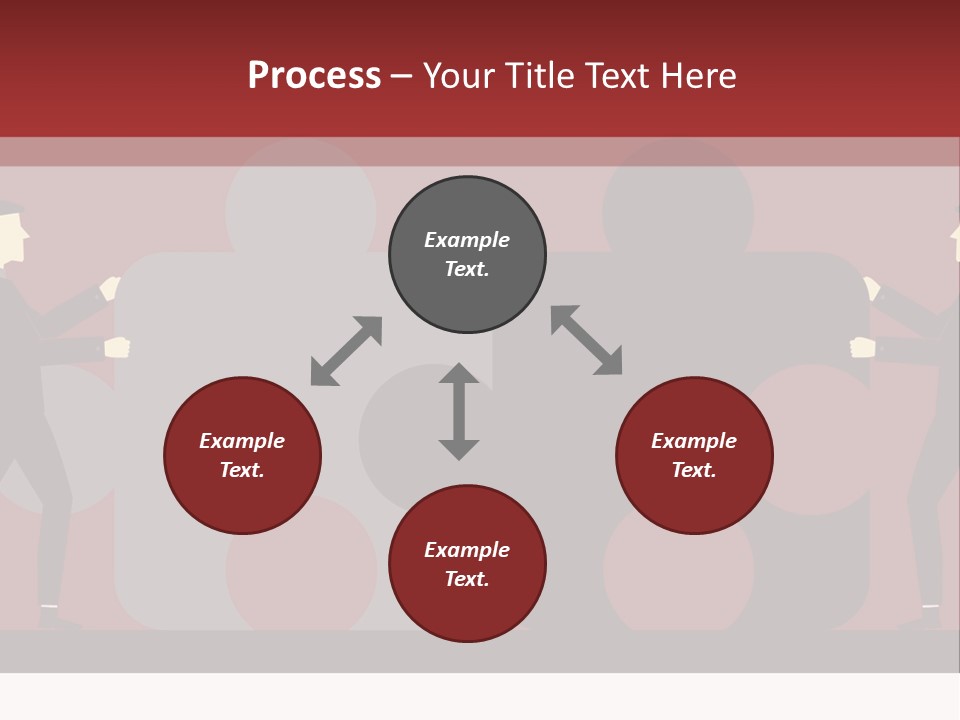 Ladder Teamwork Move PowerPoint Template