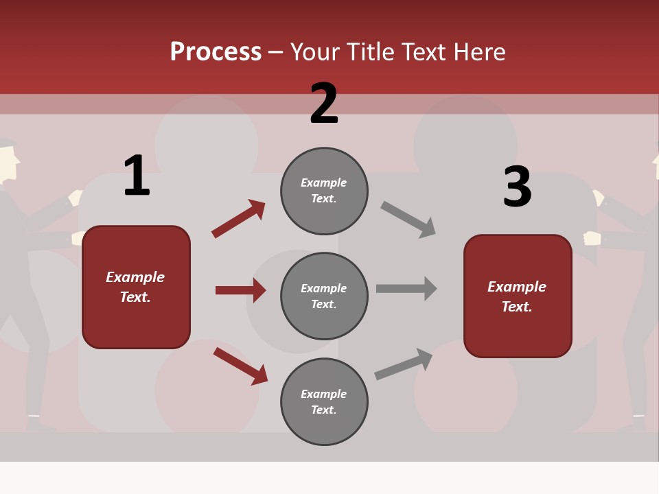 Ladder Teamwork Move PowerPoint Template