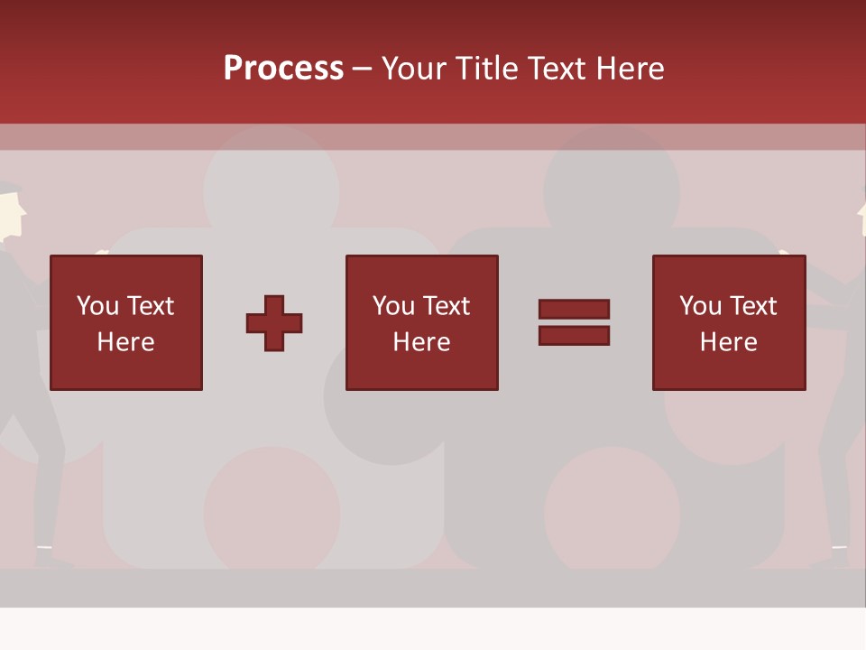 Ladder Teamwork Move PowerPoint Template