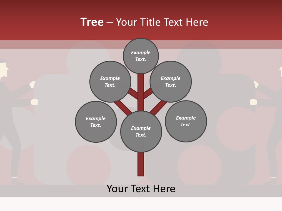 Ladder Teamwork Move PowerPoint Template